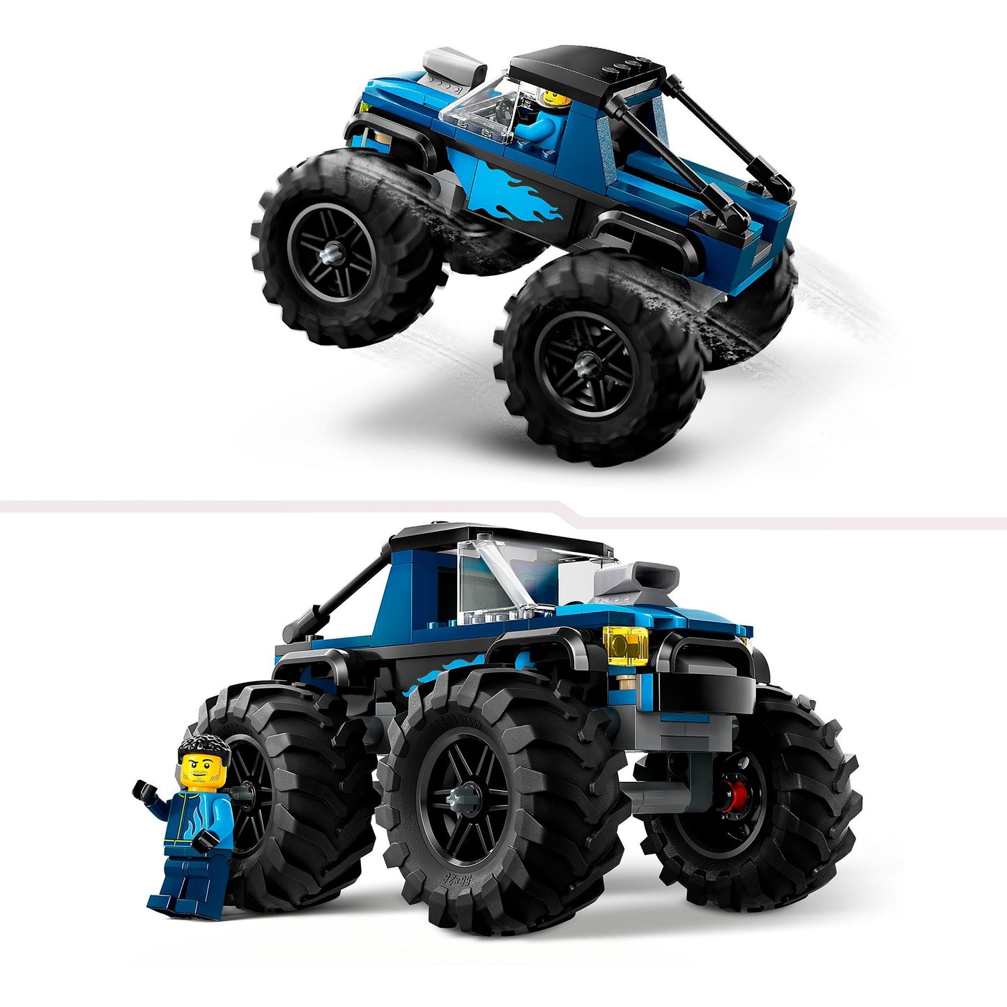 LEGO 60402 City Blauer Monstertruck, Konstruktionsspielzeug