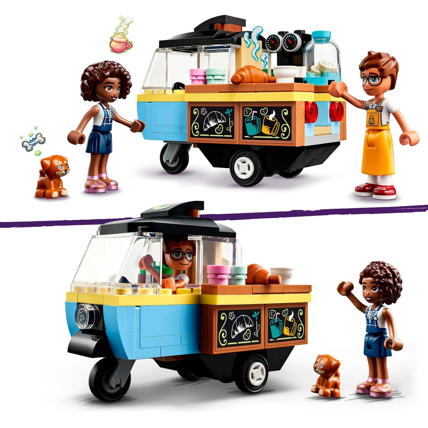 LEGO 42606 Friends Rollendes Café, Konstruktionsspielzeug
