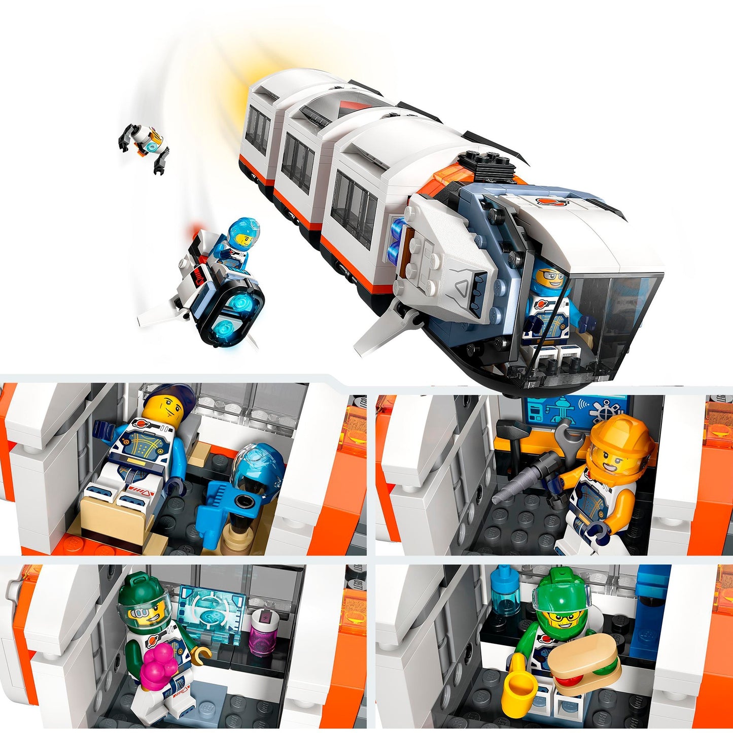 LEGO 60433 City Modulare Raumstation, Konstruktionsspielzeug