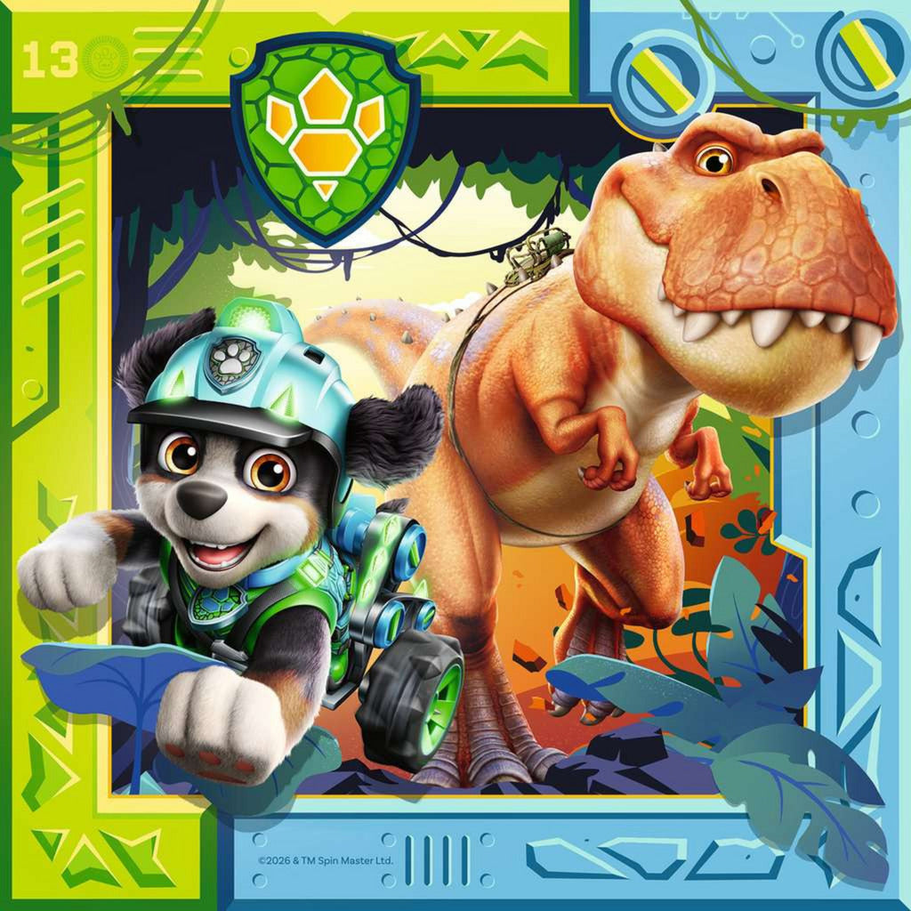 Kinderpuzzle Paw Patrol 3 Dino Movie