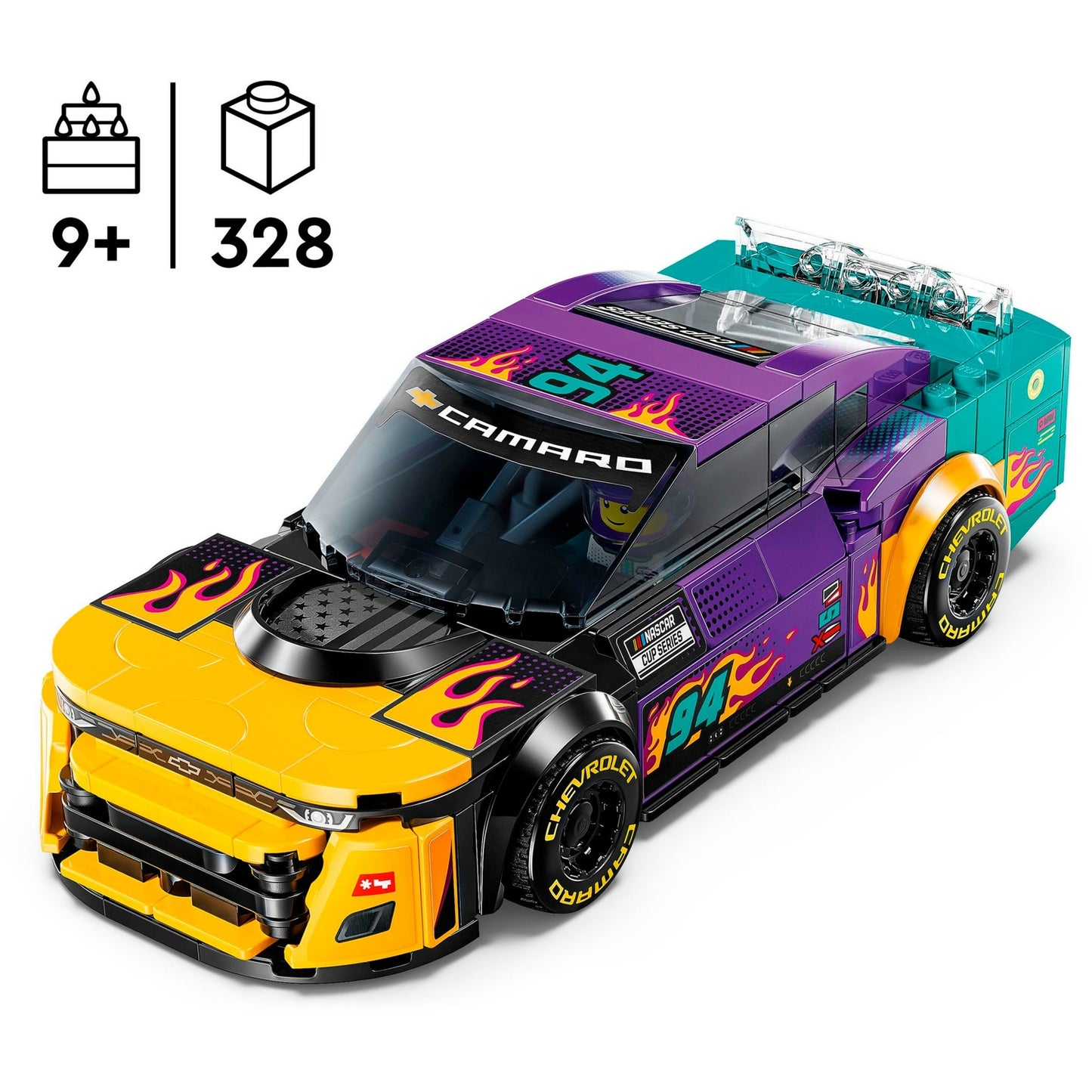 LEGO 76935 Speed Champions NASCAR Next Gen Chevrolet Camaro ZL1