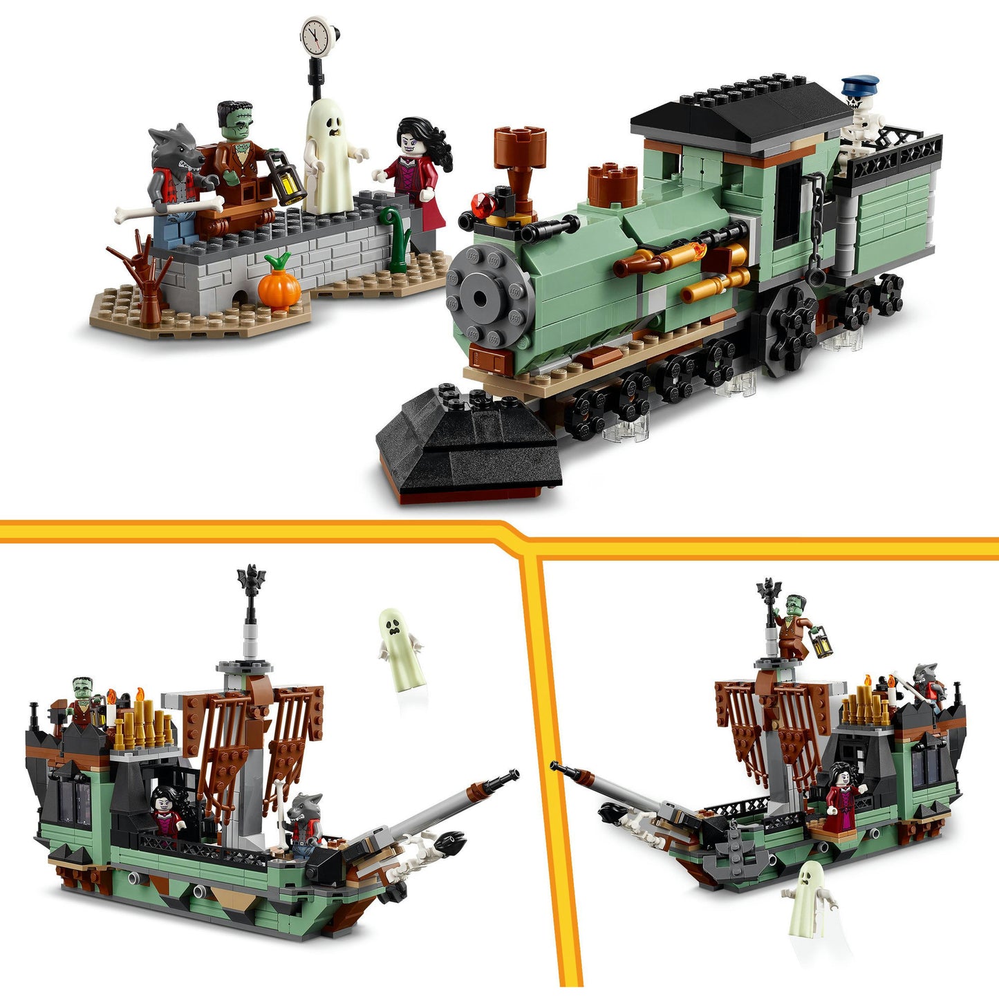 31167 Creator 3-in-1 Geisterhaus, Konstruktionsspielzeug
