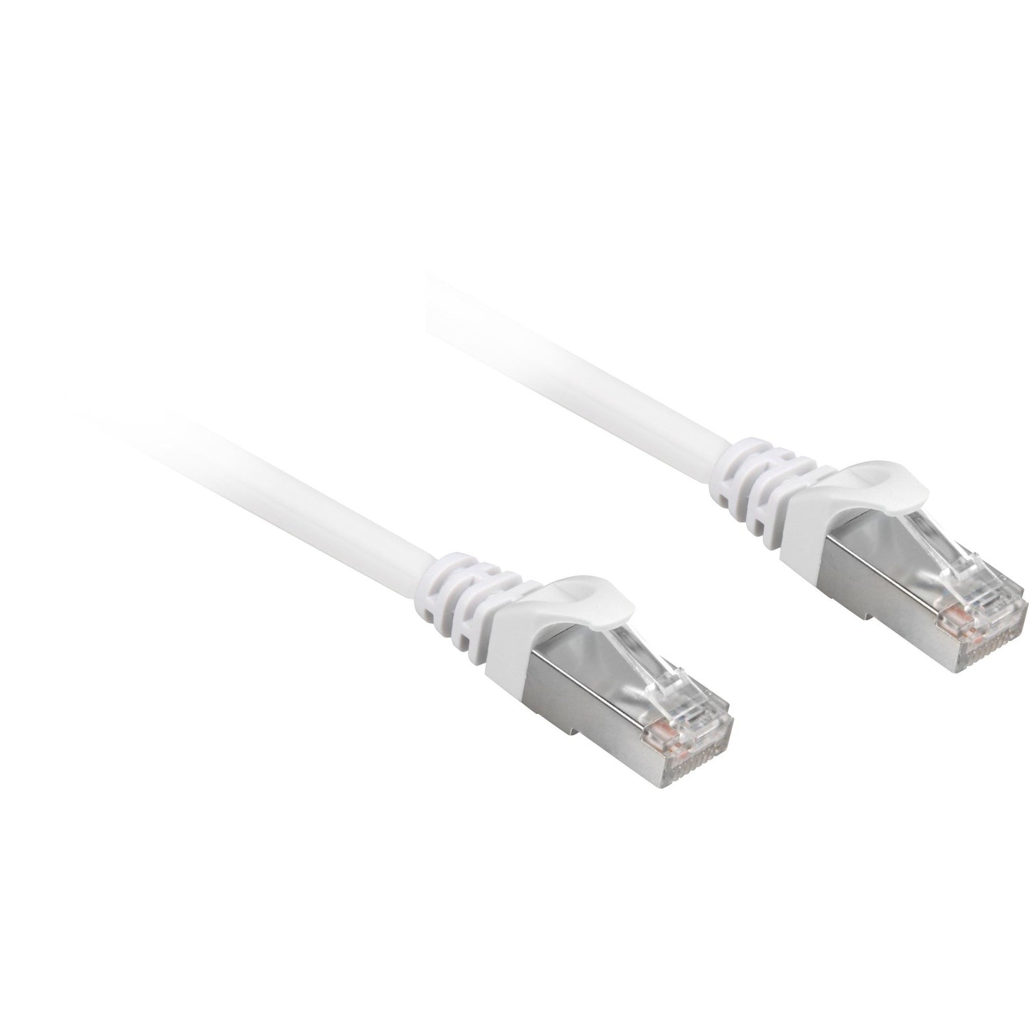 Sharkoon Patchkabel RJ45 Cat.6a SFTP (weiss, 25 cm, LSOH (Halogenfrei))