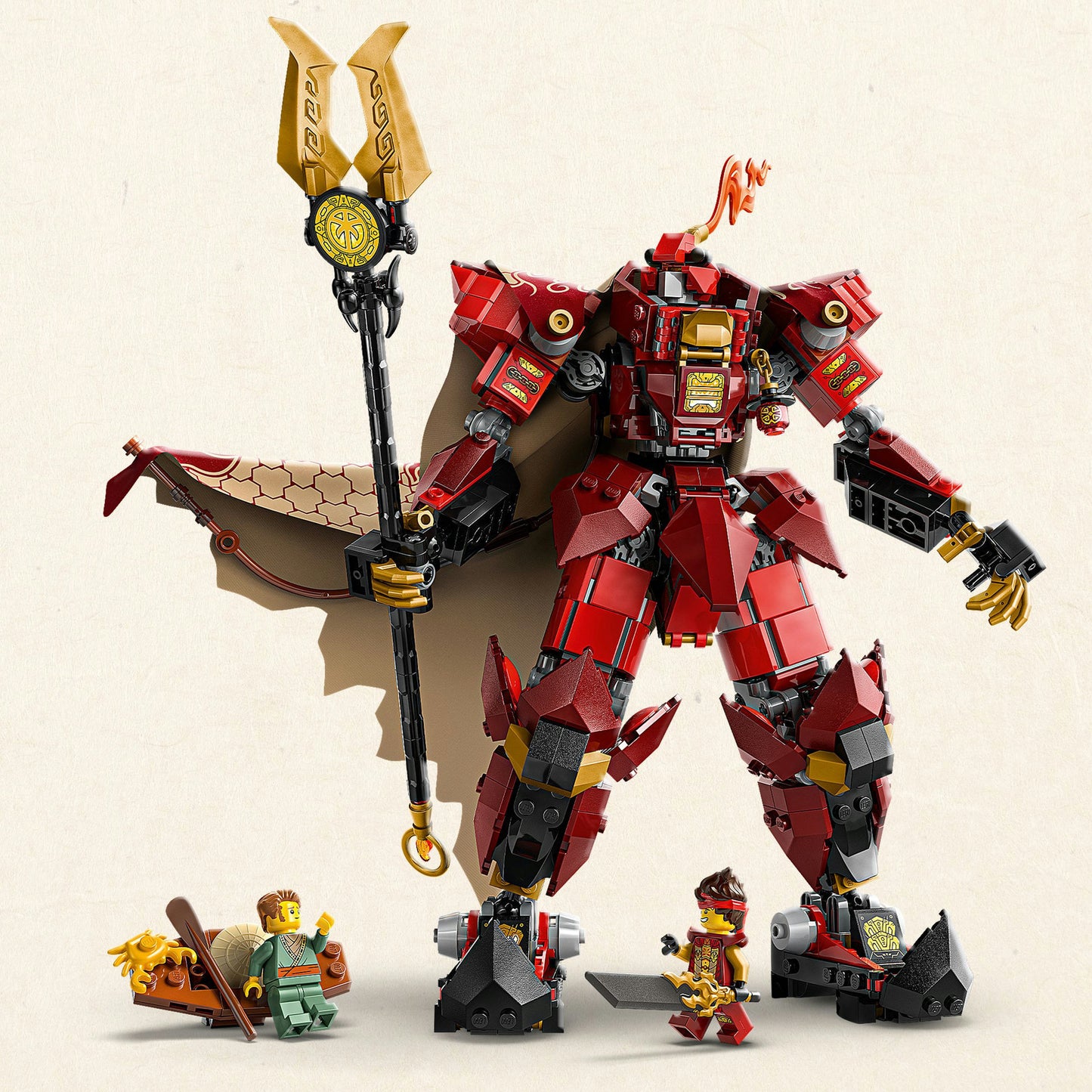 71846 Ninjago Der Feuerritter-Mech, Konstruktionsspielzeug