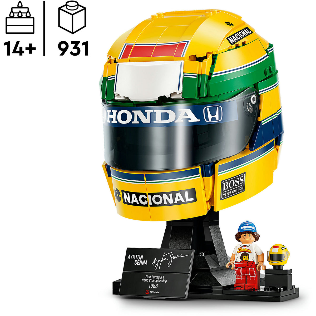 43024 Editions Ayrton Senna Helm, Konstruktionsspielzeug