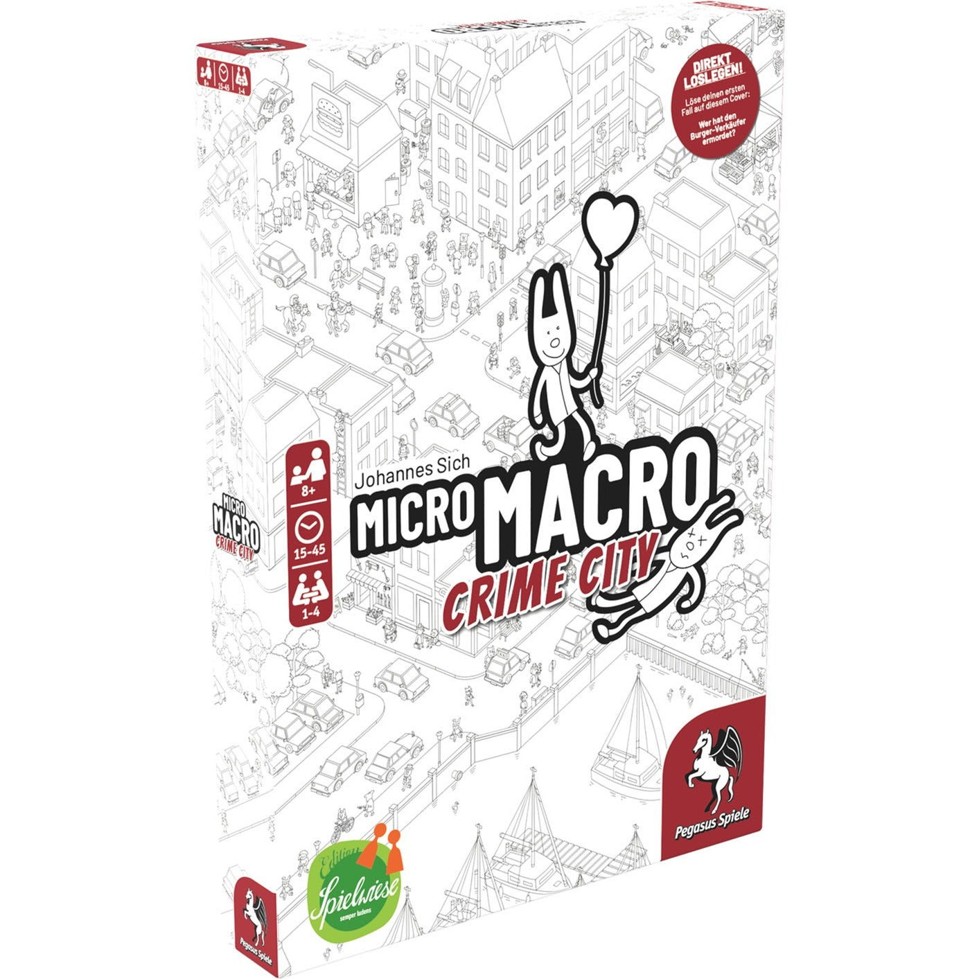 Pegasus MicroMacro: Crime City, Brettspiel