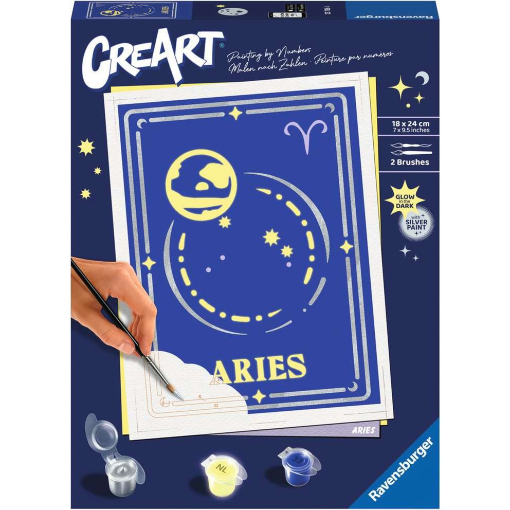 Ravensburger CreArt - Sternzeichen Widder, Malen