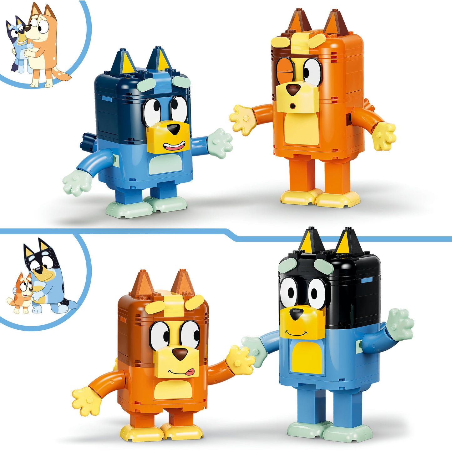 11217 Bluey Blueys Familie aus LEGO Steinen, Konstruktionsspielzeug
