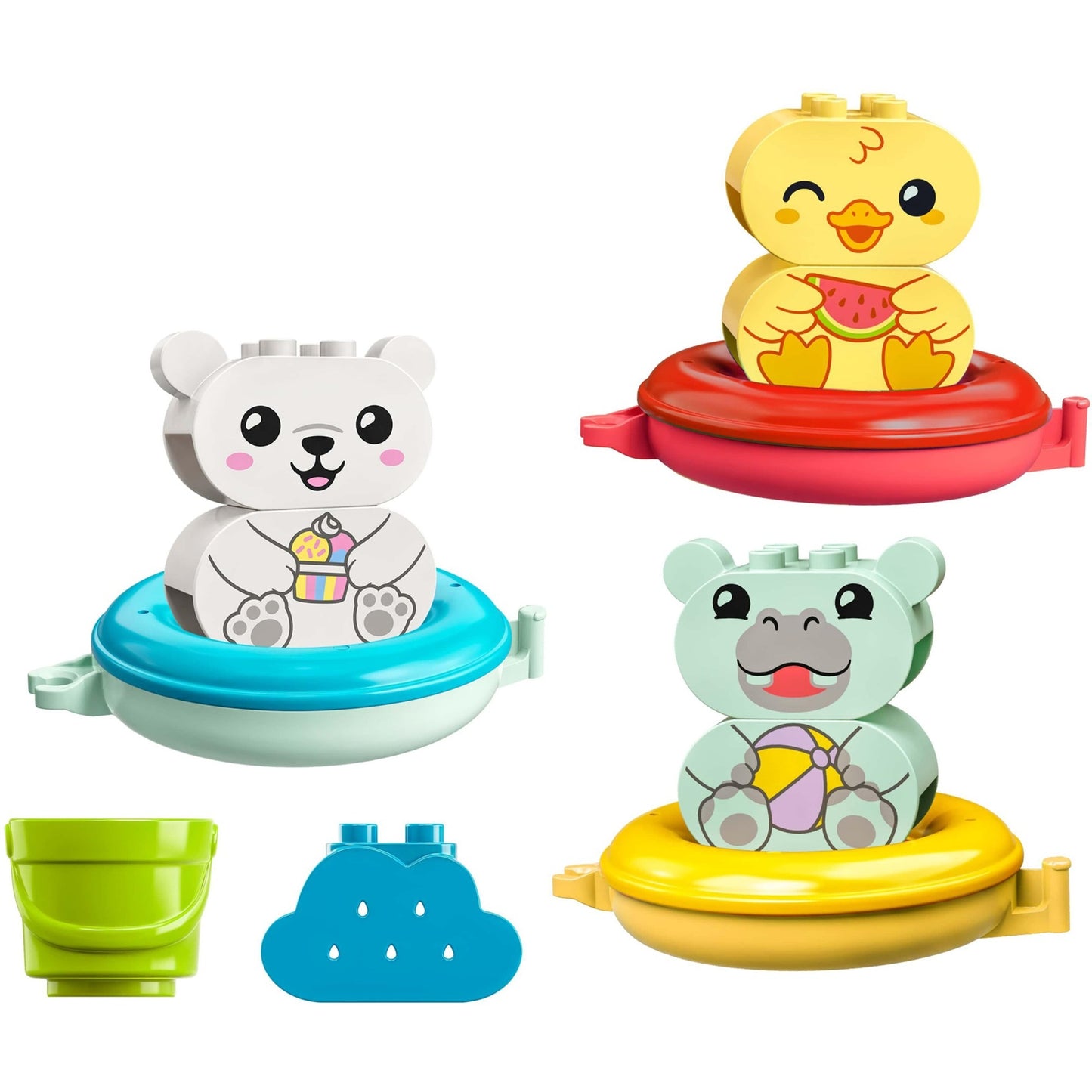 LEGO 10965 DUPLO Badewannenspaß: Schwimmender Tierzug, Konstruktionsspielzeug