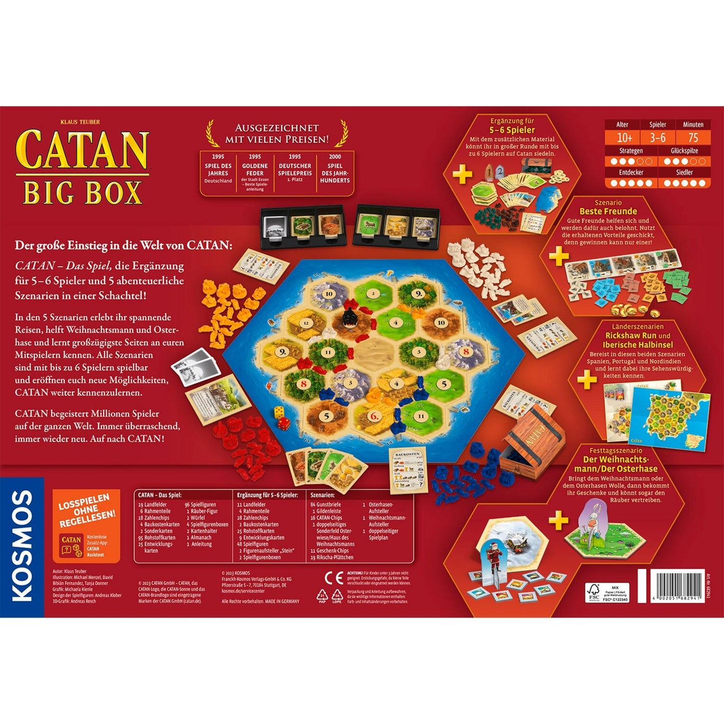 KOSMOS CATAN - Big Box, Brettspiel