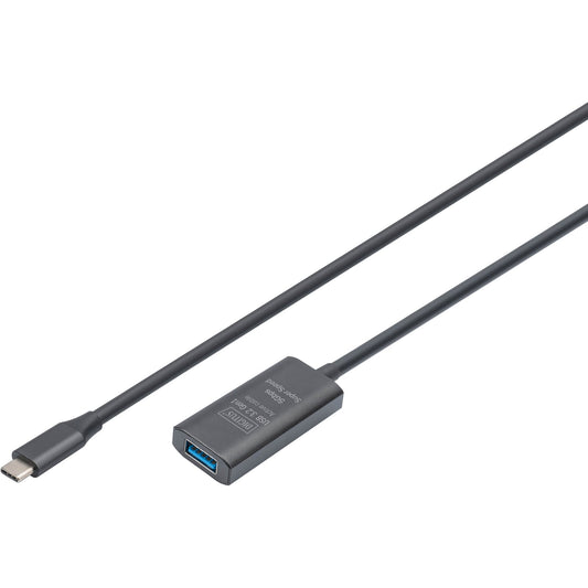 Aktives USB 3.2 Gen 1 Verlängerungskabel, USB-C Stecker > USB-A Buchse