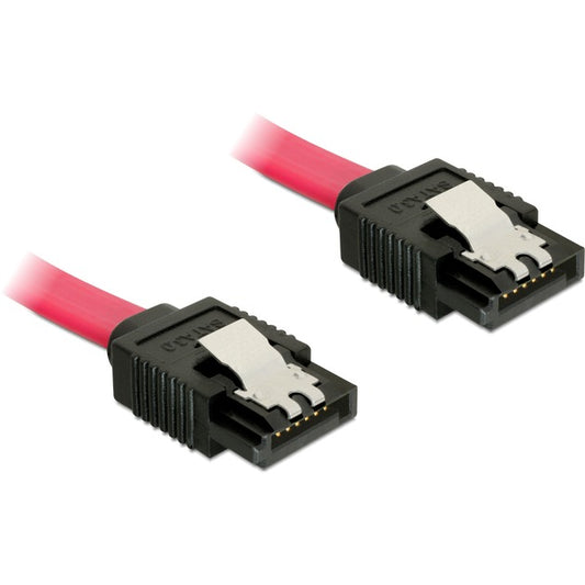 DeLOCK Kabel SATA gerade/gerade 10cm (rot)