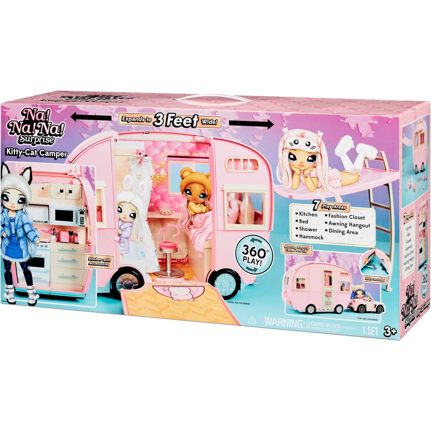 MGA Entertainment Na! Na! Na! Surprise Kitty-Cat Camper, Puppenzubehör