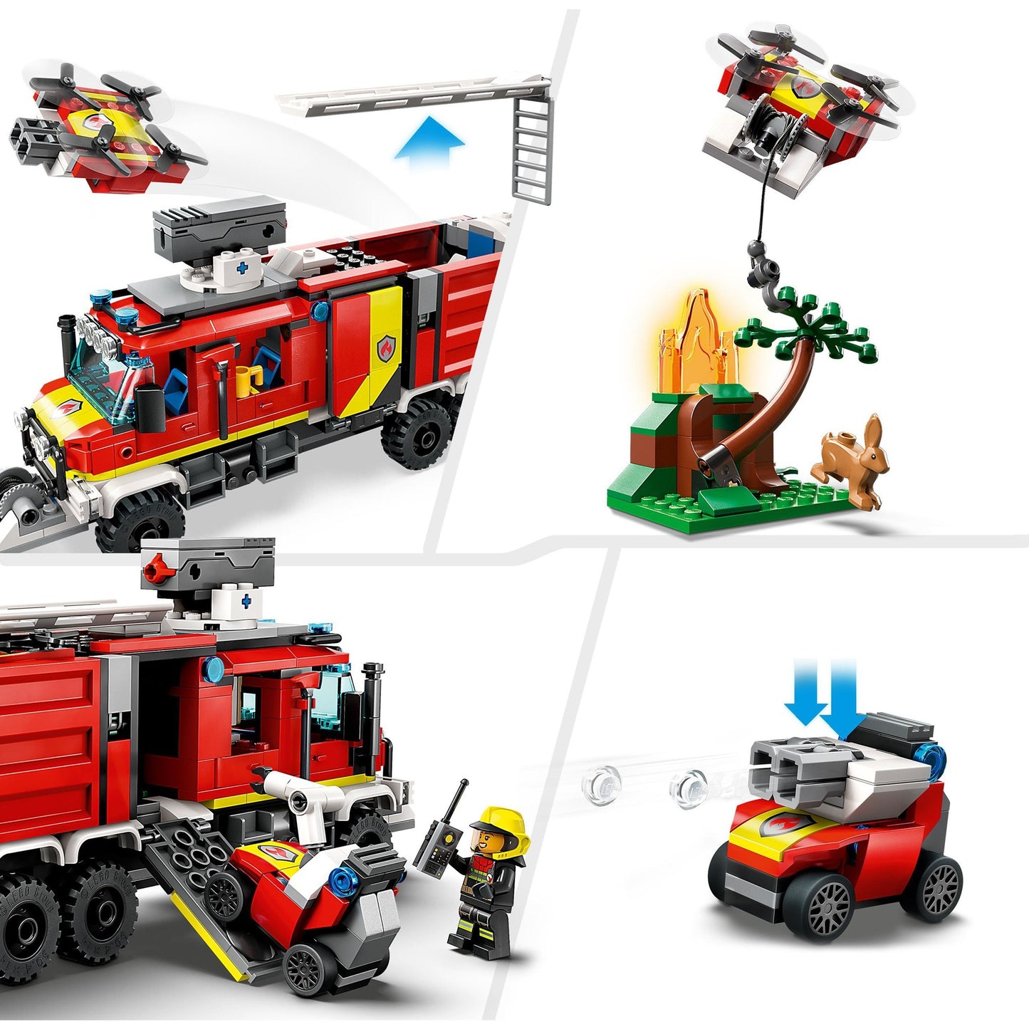 LEGO 60374 City Einsatzleitwagen der Feuerwehr, Konstruktionsspielzeug