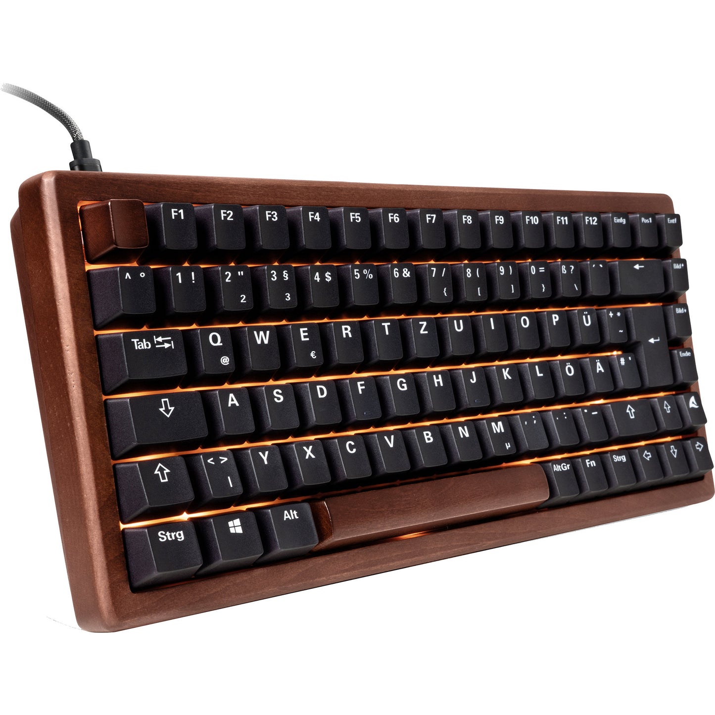SKILLER SGK50 S3 Wood PBT, Gaming-Tastatur