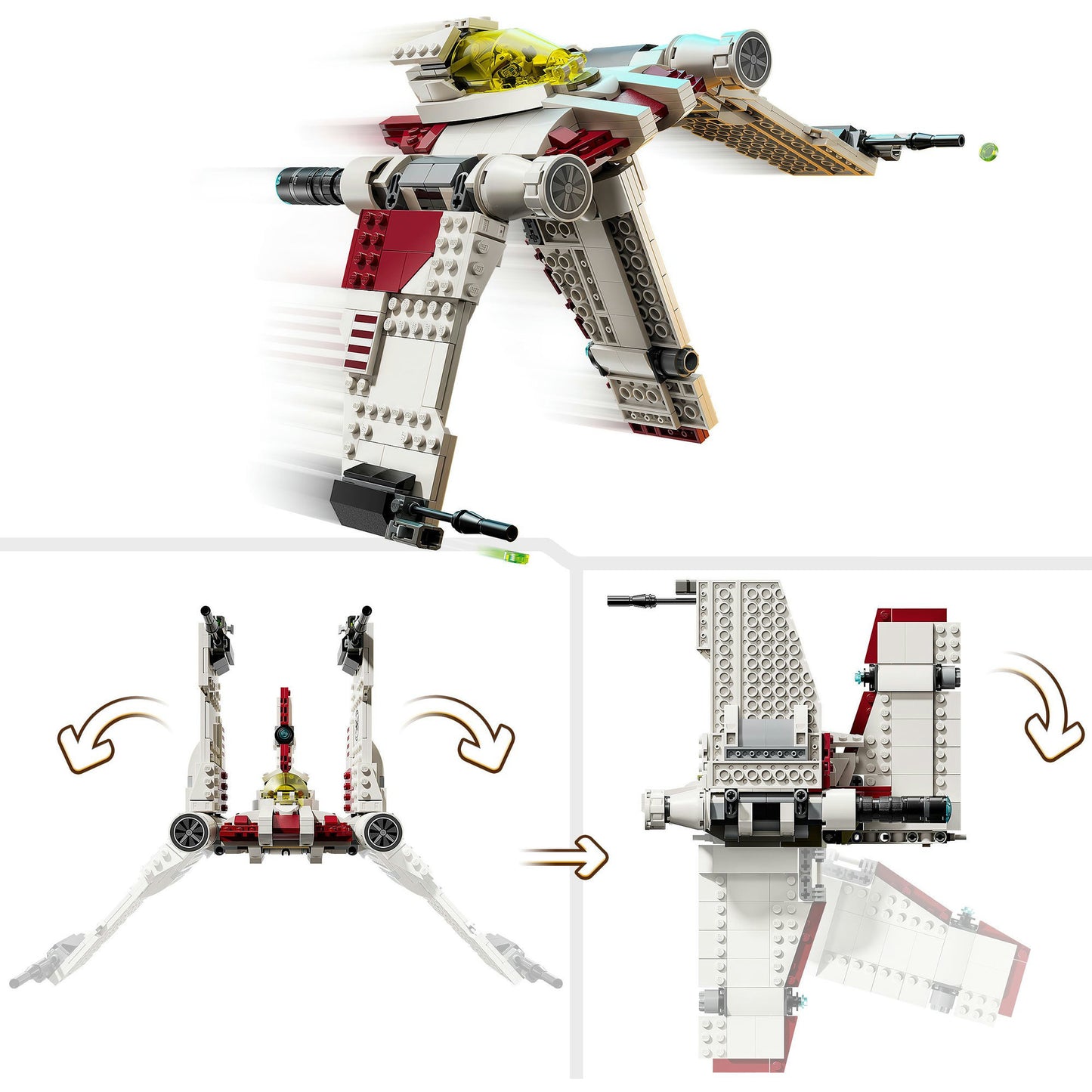 75432 Star Wars V-19 Torrent-Sternjäger, Konstruktionsspielzeug