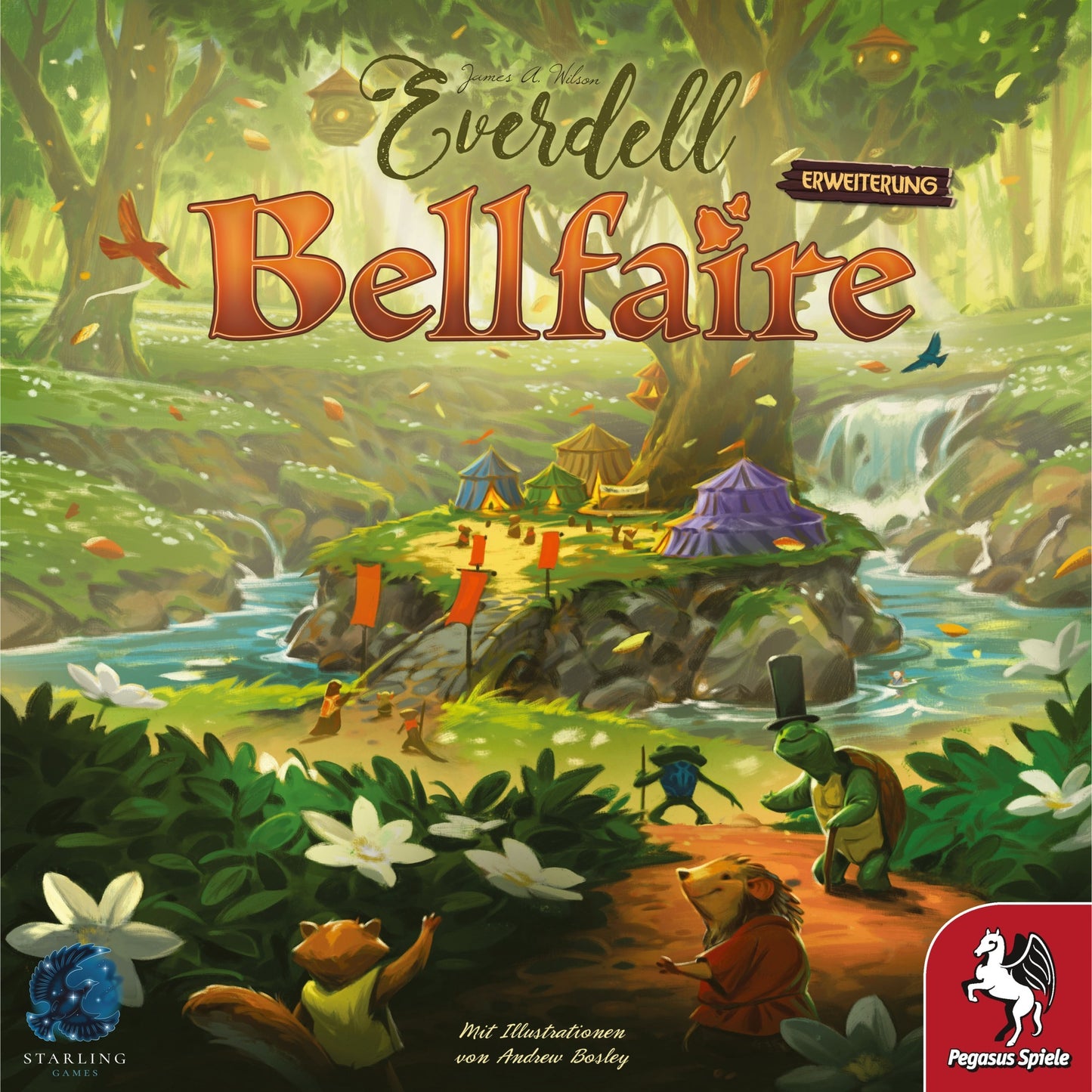 Pegasus Everdell: Bellfaire, Brettspiel