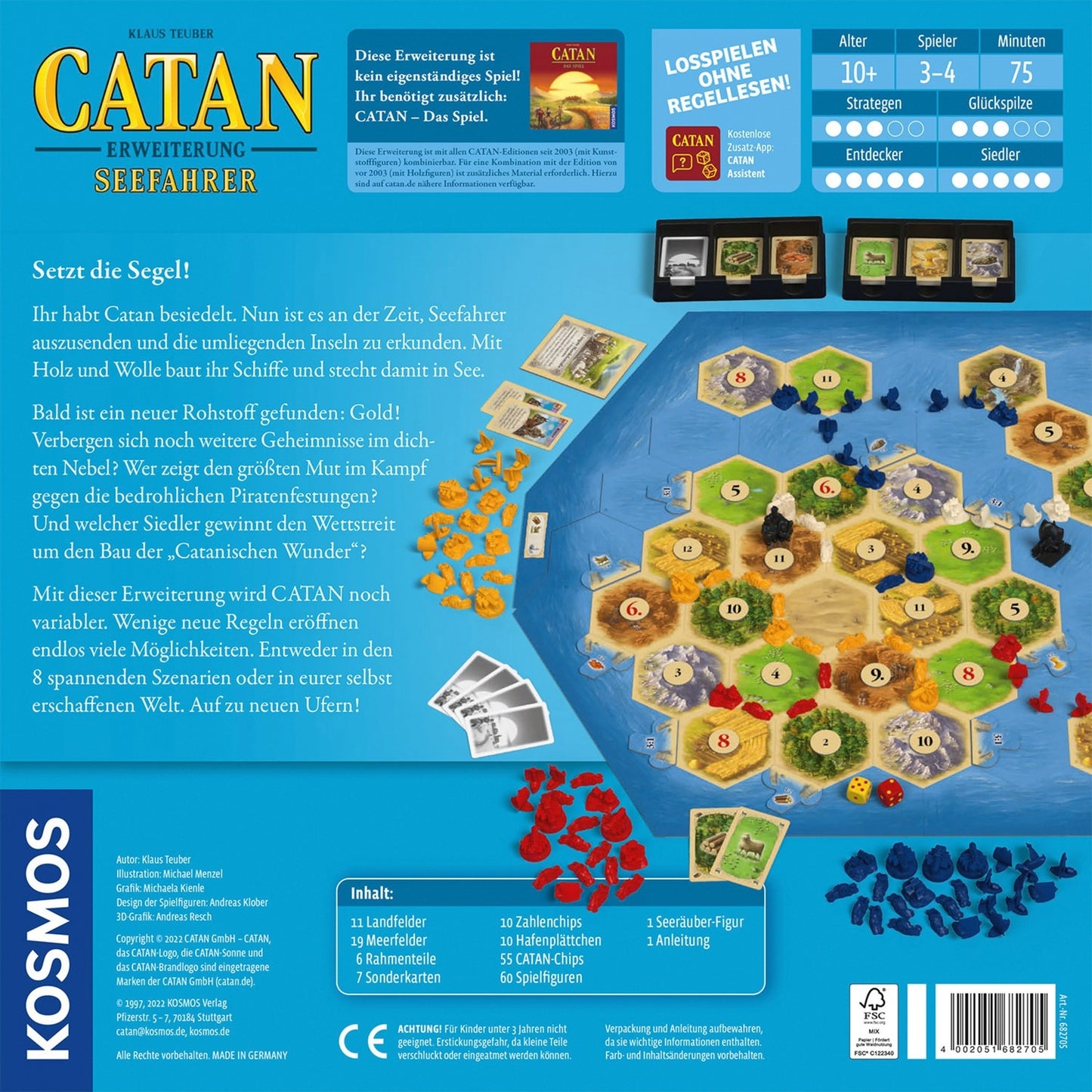 KOSMOS CATAN - Seefahrer, Brettspiel