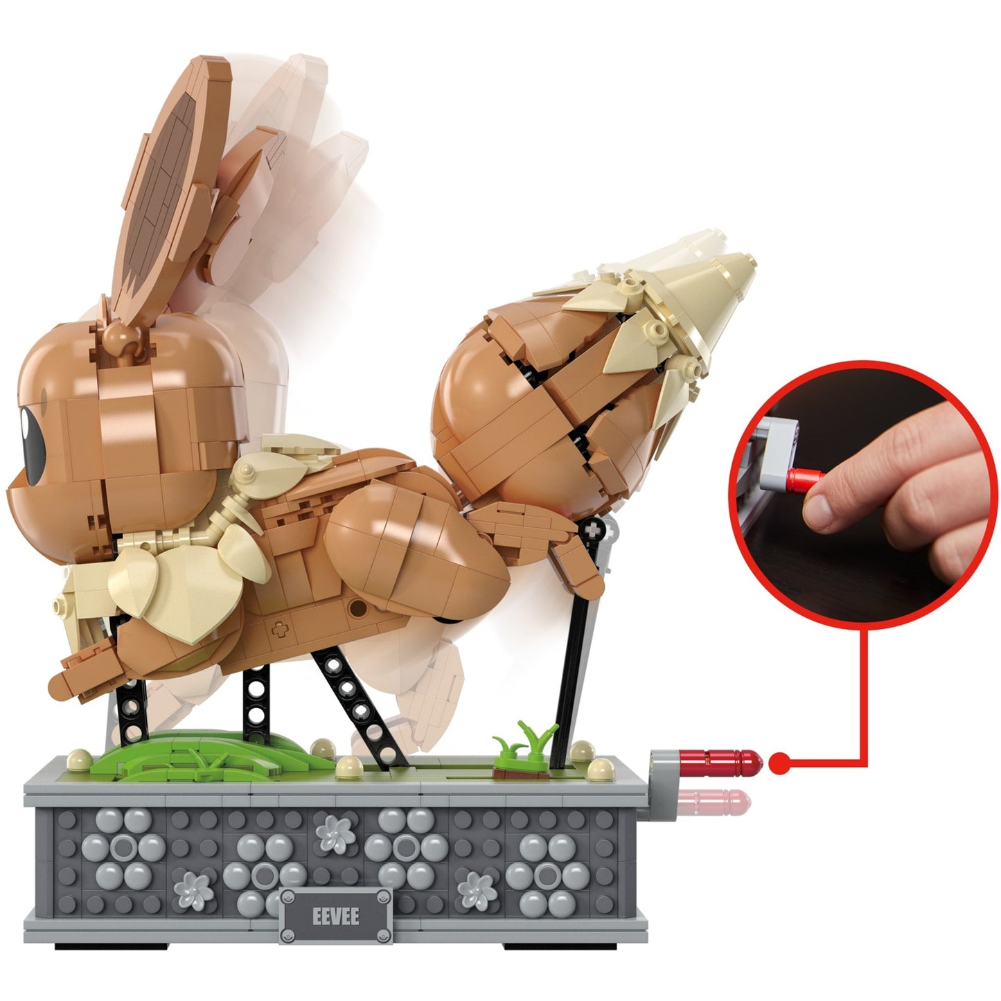 Mattel MEGA Pokémon Motion Evoli, Konstruktionsspielzeug