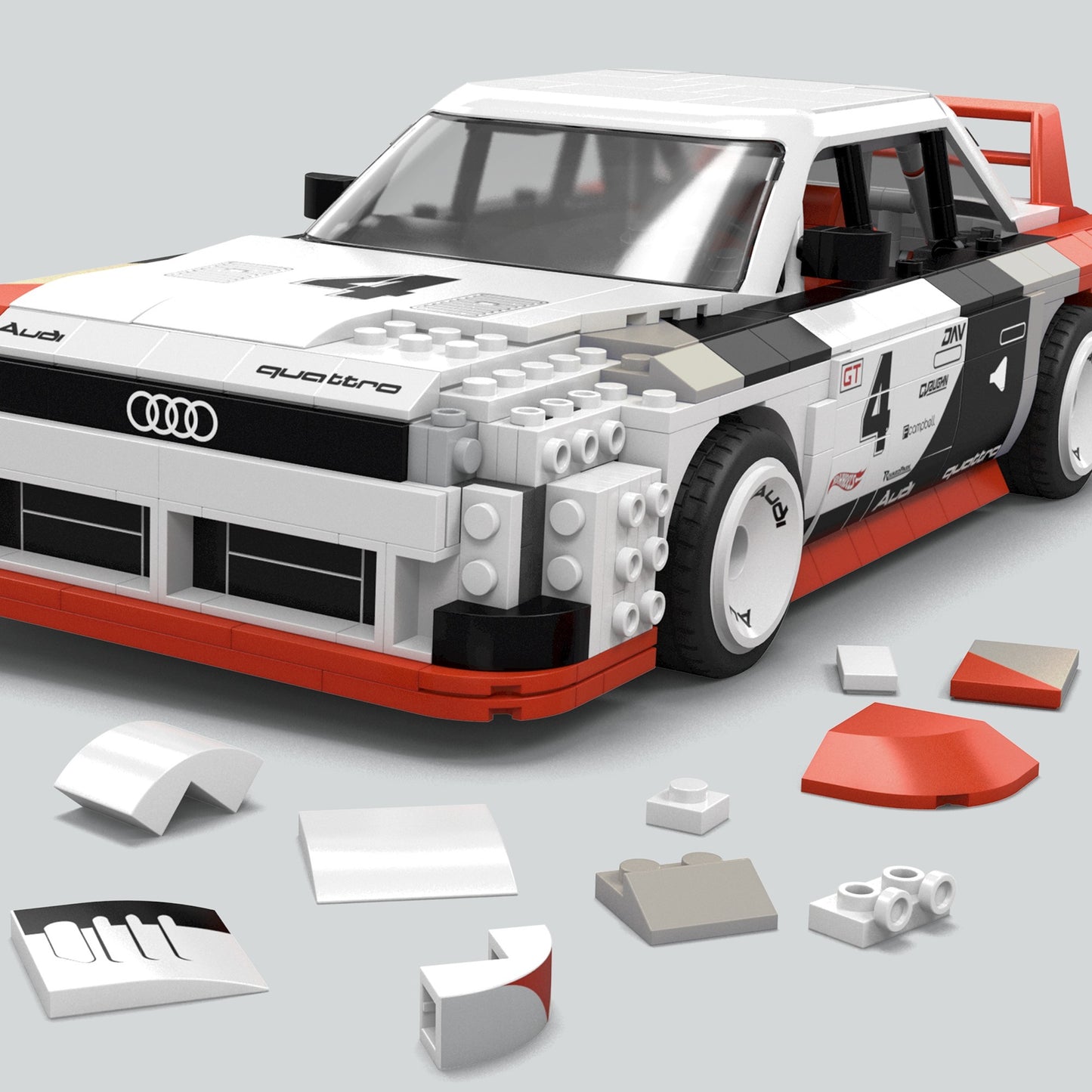 Mattel MEGA Hot Wheels Collector Audi 90 Quattro IMSA GTO, Konstruktionsspielzeug