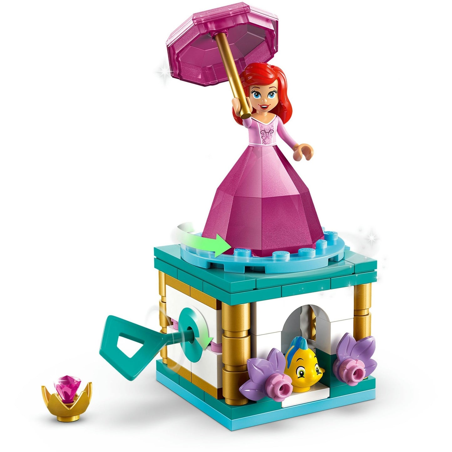 43259 Disney Princess Arielle Spieluhr, Konstruktionsspielzeug