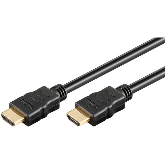 Goobay High-Speed-HDMI Kabel mit Ethernet (schwarz, 7,5 Meter)