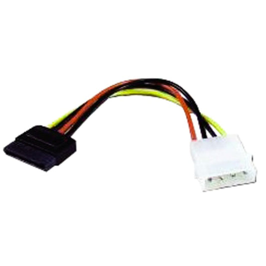 Goobay Serial-ATA Stromadapter (schwarz/rot, Retail)