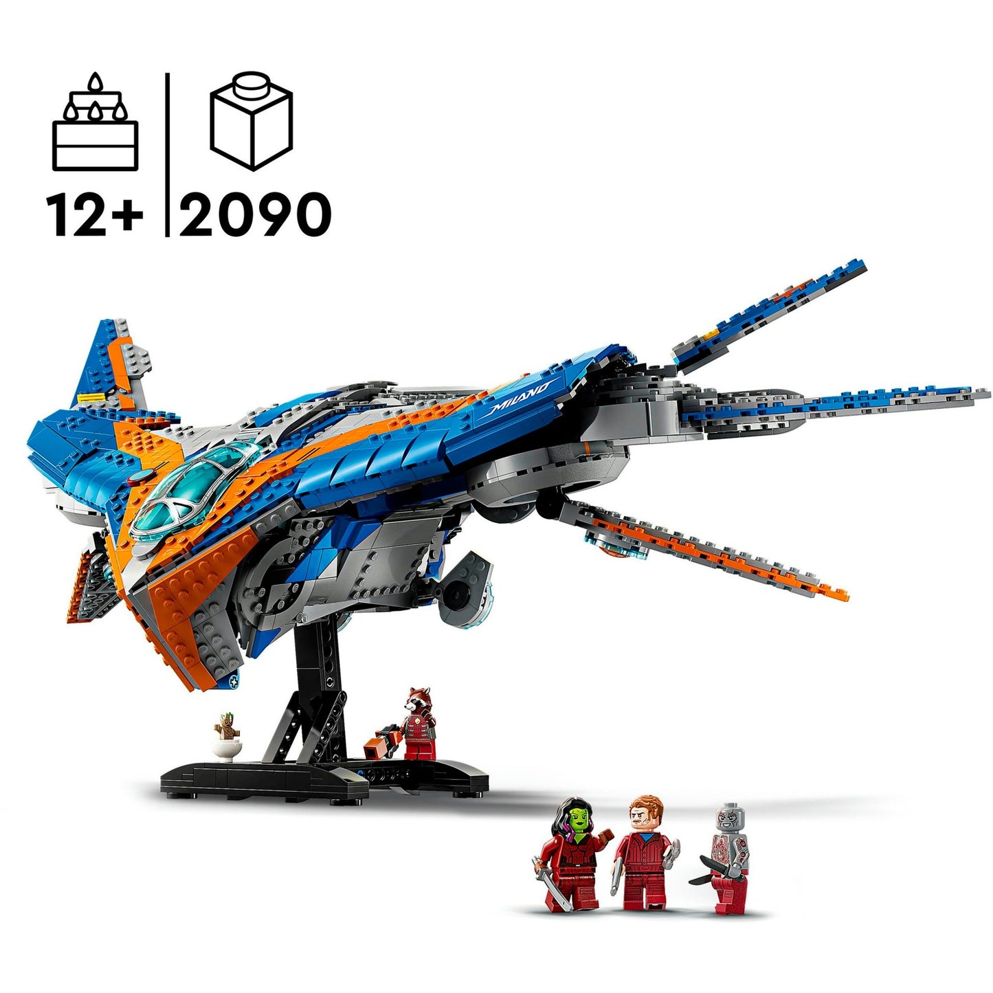 LEGO 76286 Marvel Super Heroes Guardians of the Galaxy: Die Milano, Konstruktionsspielzeug