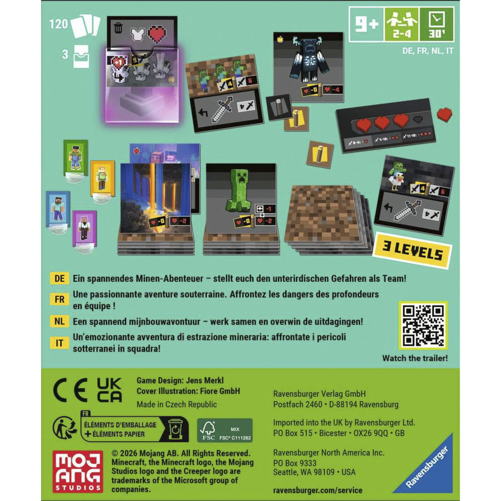 Minecraft: Digging Down, Kartenspiel