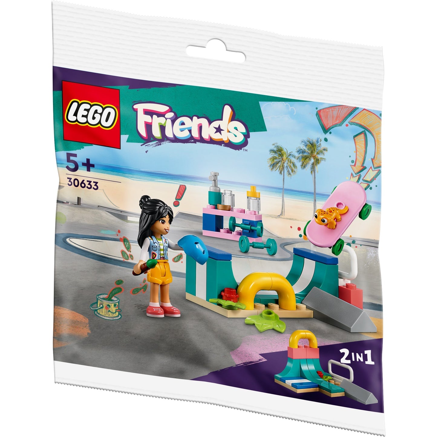 LEGO 30633 Friends Skateboardrampe, Konstruktionsspielzeug