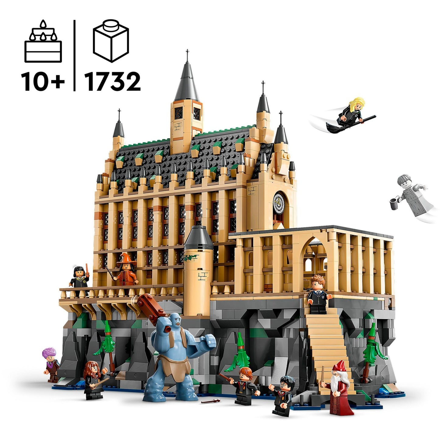 LEGO 76435 Harry Potter Schloss Hogwarts: Die Große Halle, Konstruktionsspielzeug