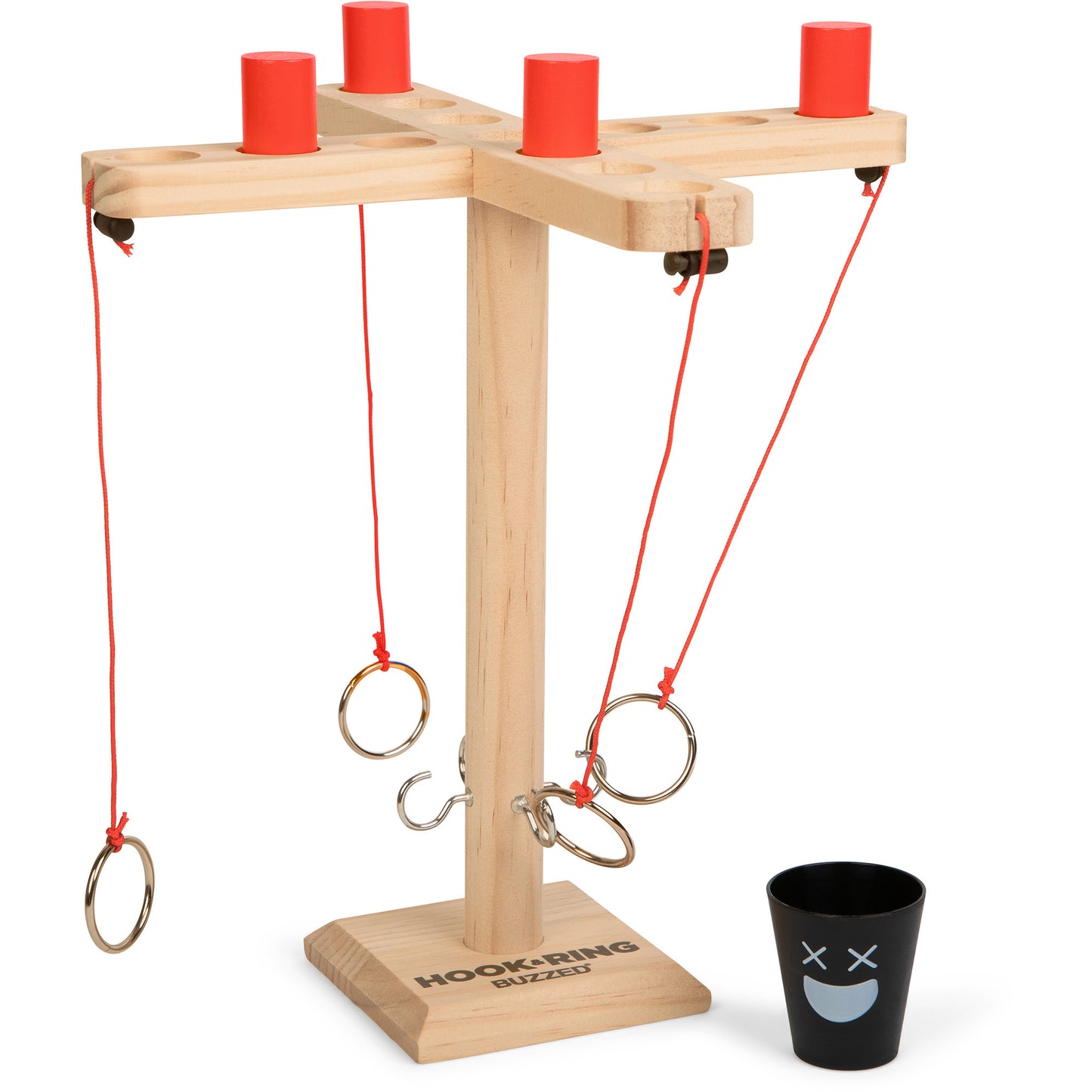 Buzzed 4-Way Hook & Ring, Partyspiel