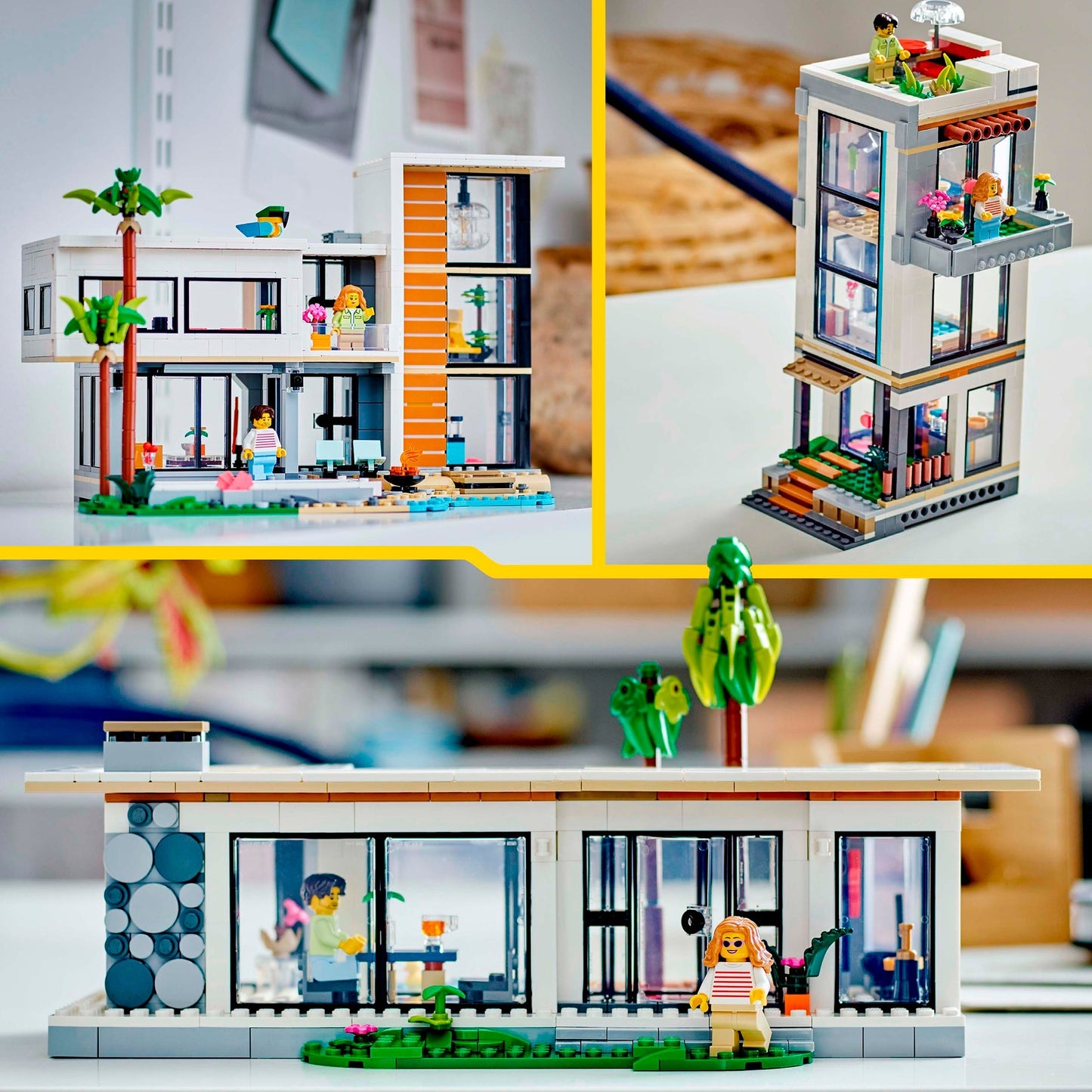 LEGO 31153 Creator 3-in-1 Modernes Haus, Konstruktionsspielzeug