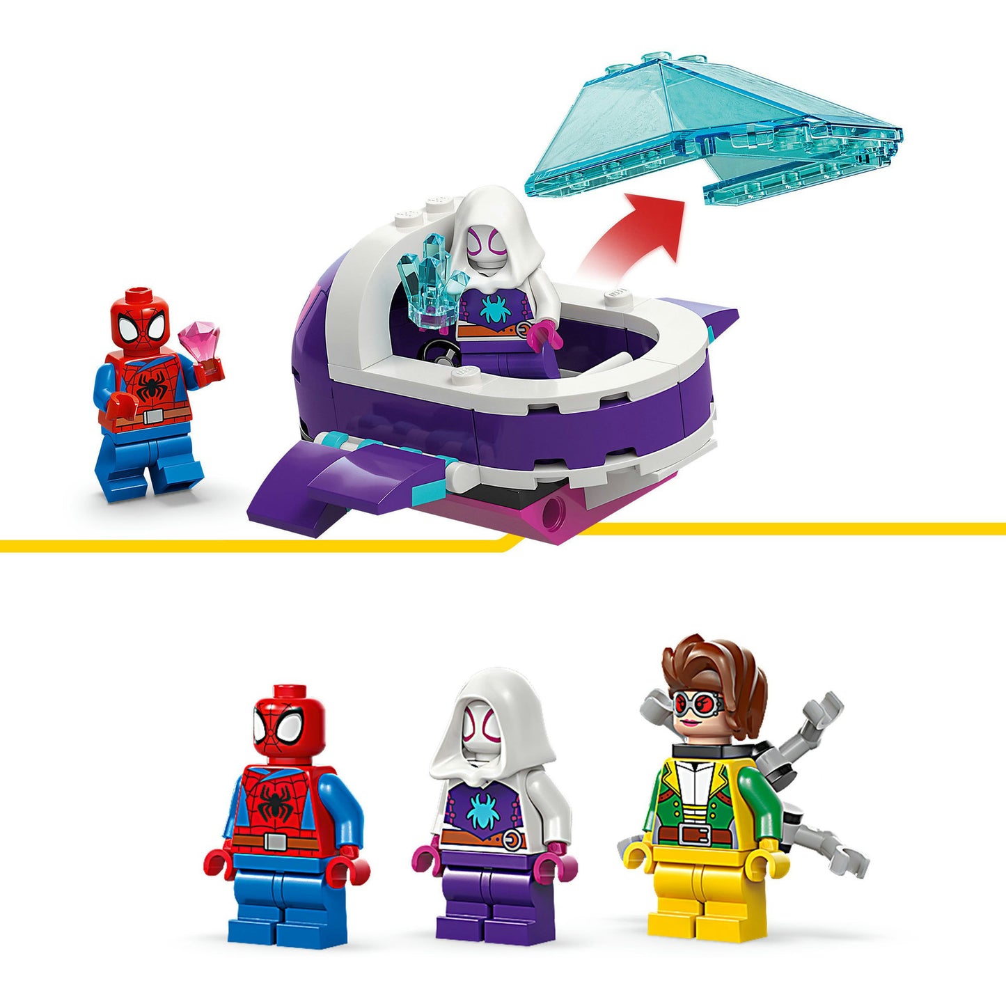 11207 Marvel Spidey und seine Super-Freunde Spidey: Unterwasserfahrzeuge, Konstruktionsspielzeug