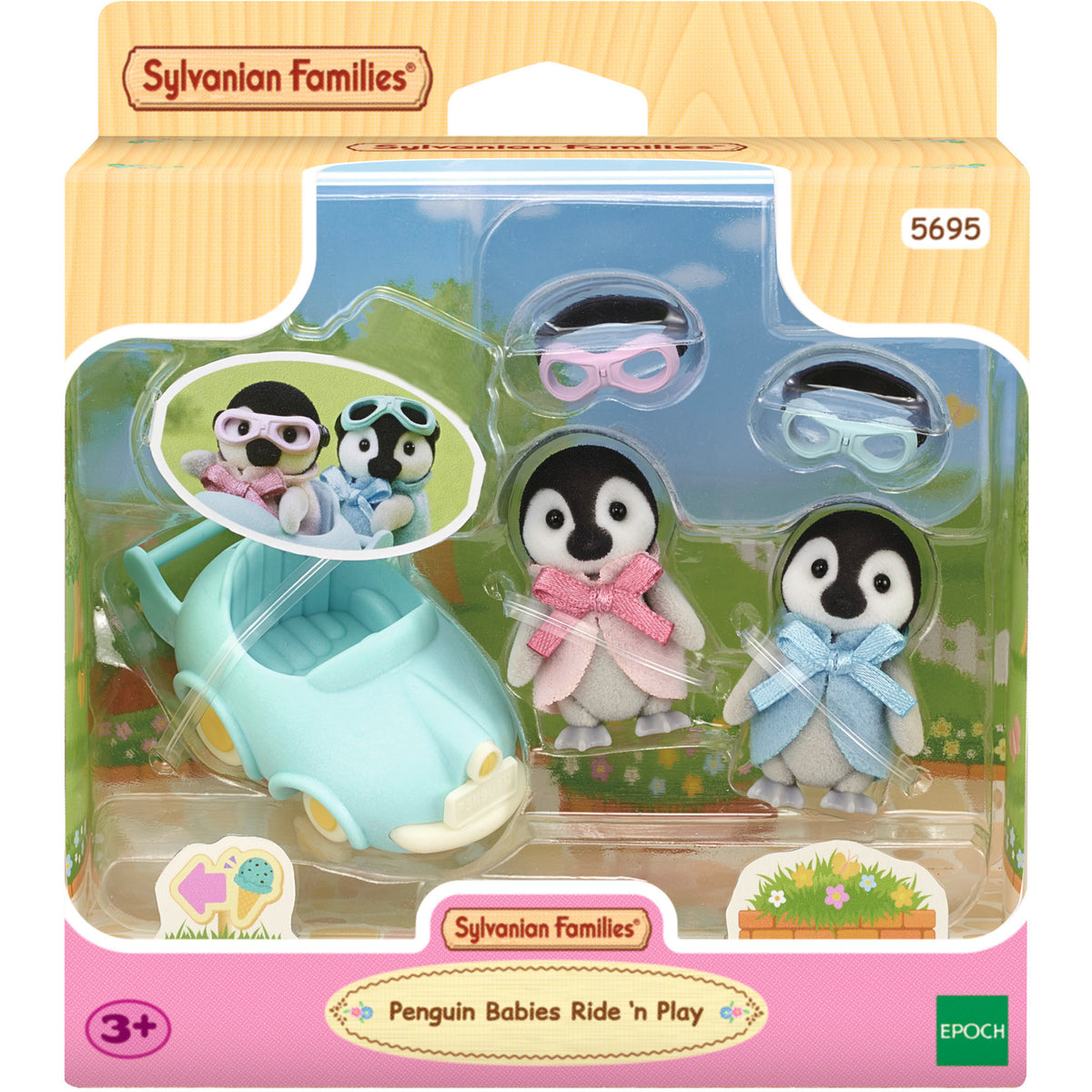 Sylvanian Families - Pinguin Fahr- und Spielset, Konstruktionsspielzeug