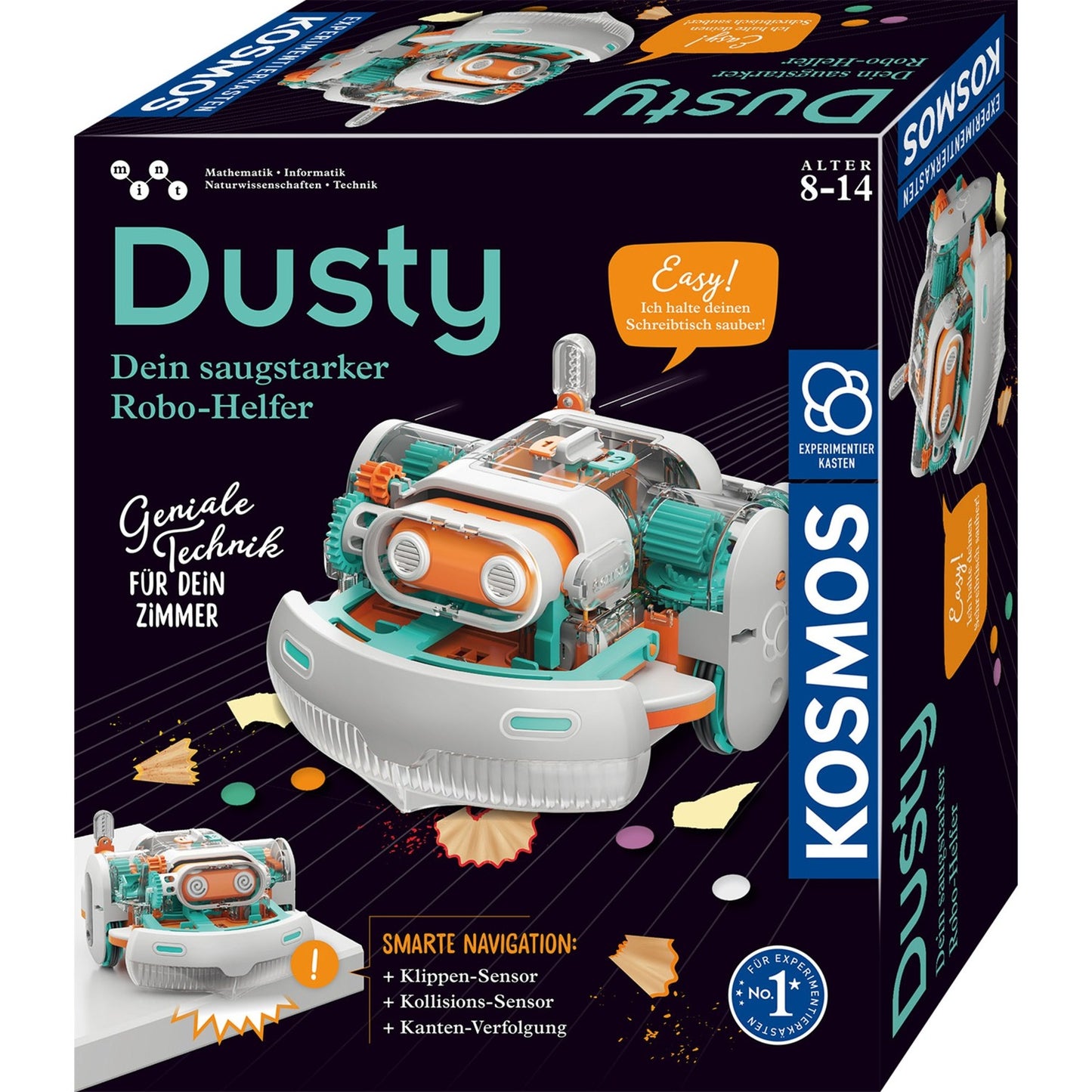 Dusty - Dein saugstarker Robo-Helfer, Experimentierkasten