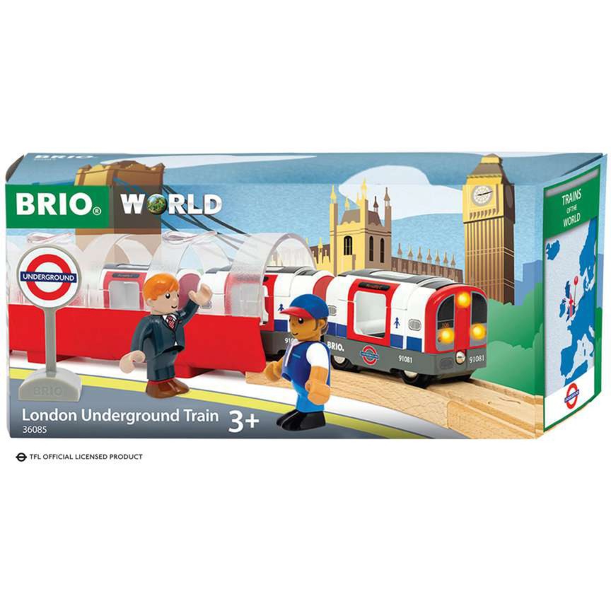 BRIO World Londoner U-Bahn mit Licht und Sound, Spielfahrzeug