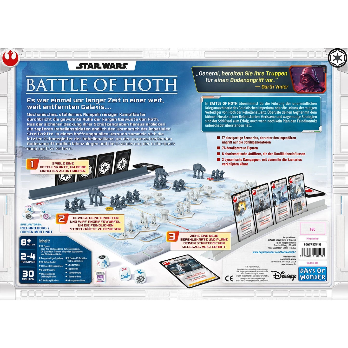 Star Wars: Battle of Hoth, Brettspiel