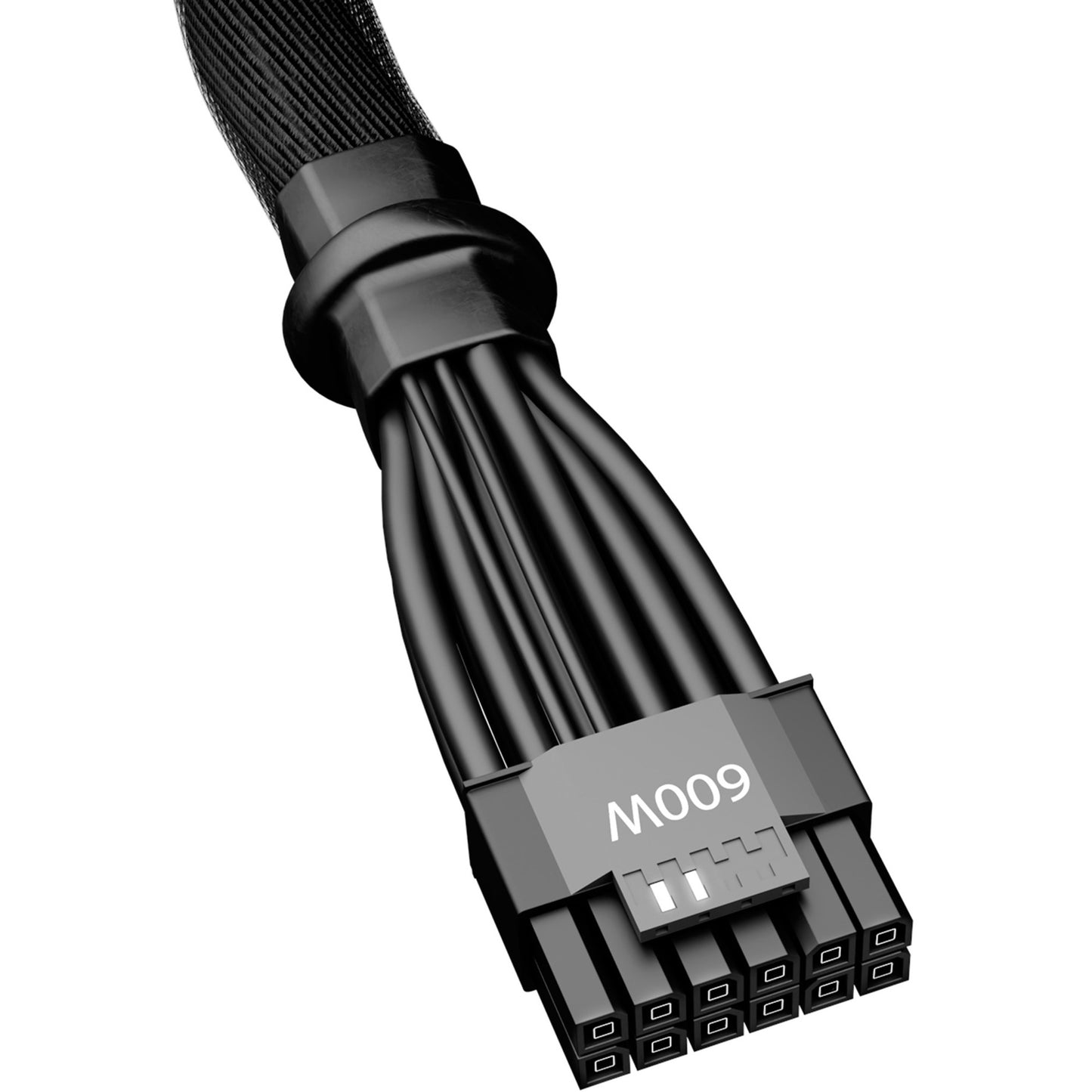 Be quiet 12VHPWR PCIe Adapter Kabel (schwarz, 0,6 Meter)