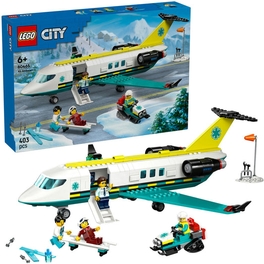 60465 City Notfallrettungsflugzeug, Konstruktionsspielzeug