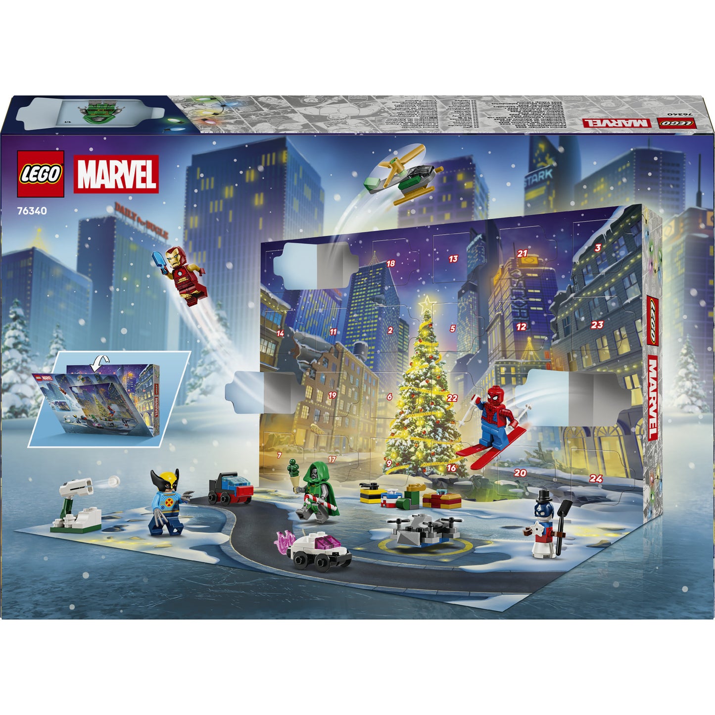 76340 Marvel Super Heroes Adventskalender 2026, Konstruktionsspielzeug