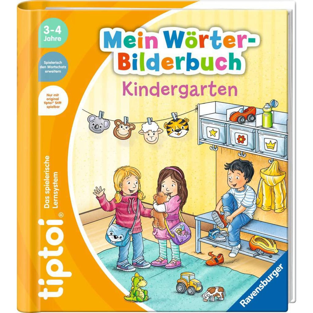 Ravensburger tiptoi Starter-Set: Mein Wörter-Bilderbuch Kindergarten (Stift und Bilderbuch)