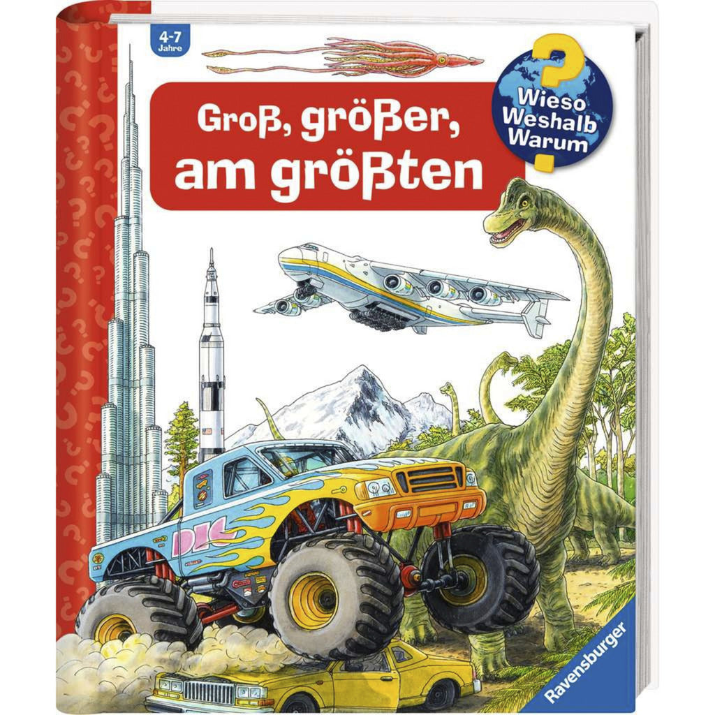 Wieso? Weshalb? Warum? - Gross, grösser, am grössten (Riesenbuch), Lernbuch