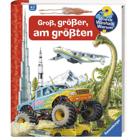 Wieso? Weshalb? Warum? - Gross, grösser, am grössten (Riesenbuch), Lernbuch
