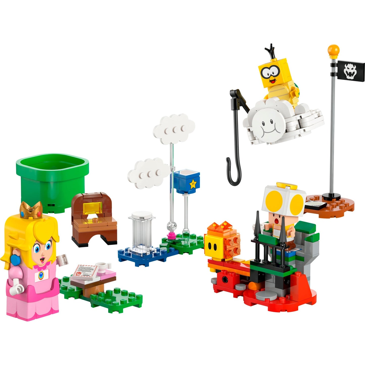 LEGO 71441 Super Mario Abenteuer mit der interaktiven LEGO Peach, Konstruktionsspielzeug