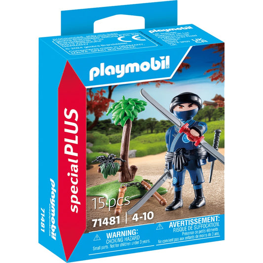 PLAYMOBIL 71481 specialPLUS Ninja mit Ausrüstung, Konstruktionsspielzeug