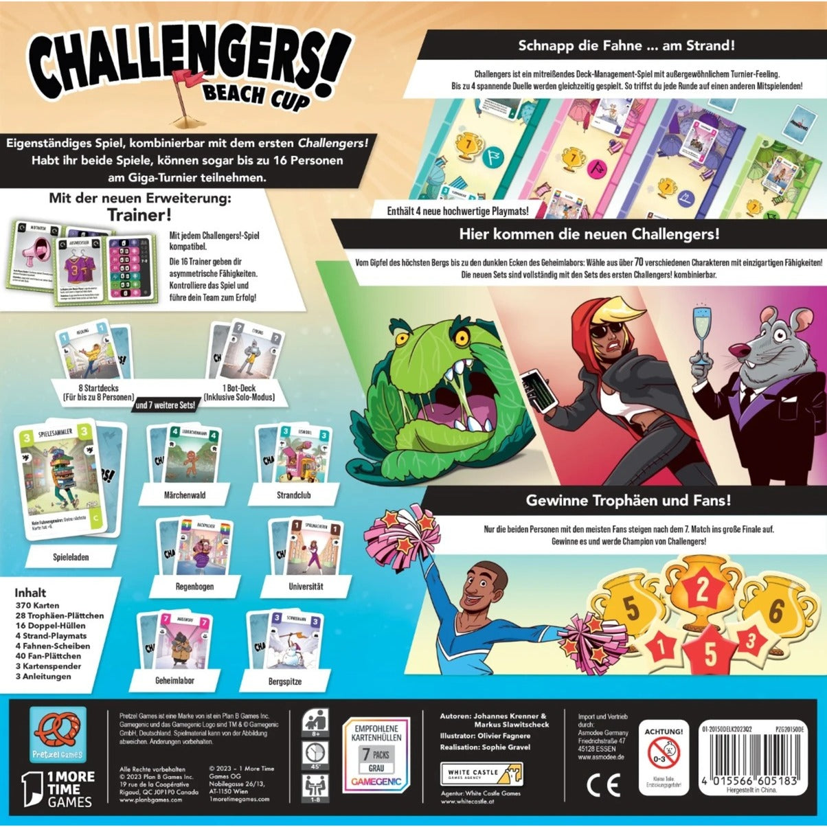 Asmodee Challengers! Beach Cup, Kartenspiel