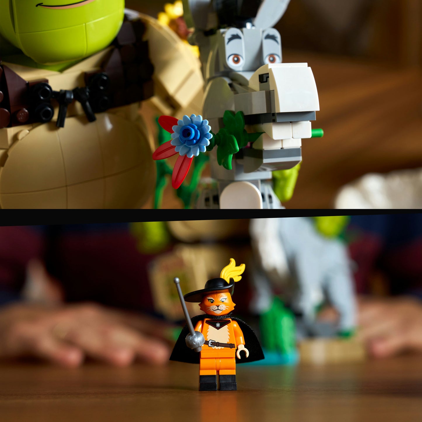 72423 Shrek, Esel und Der Gestiefelte Kater, Konstruktionsspielzeug