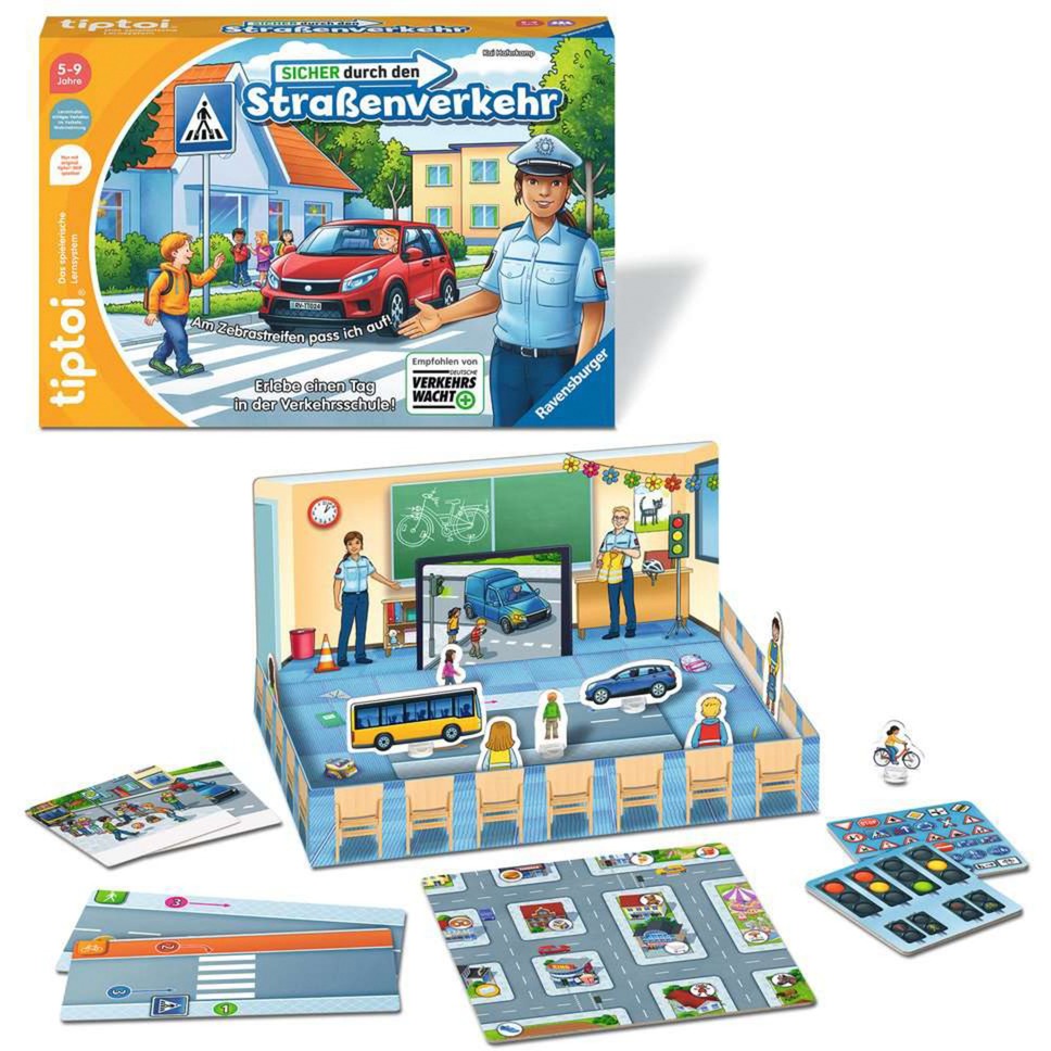 Ravensburger tiptoi Sicher durch den Straßenverkehr, Brettspiel