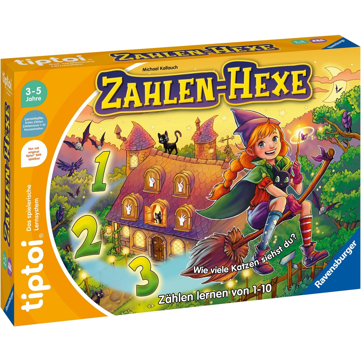 Ravensburger tiptoi Zahlen-Hexe, Brettspiel